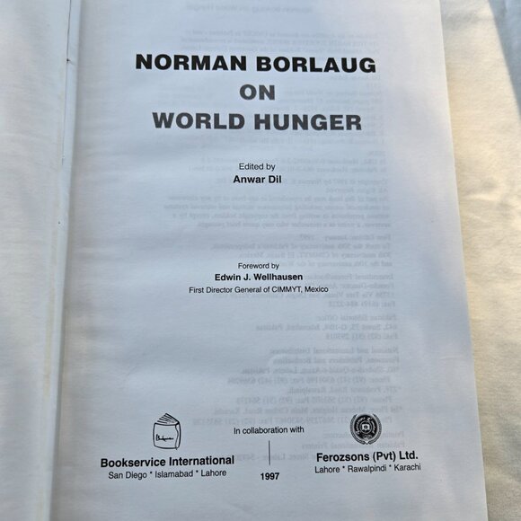 Norman Borlaug on World Hunger Hardcover - Picture 2 of 10